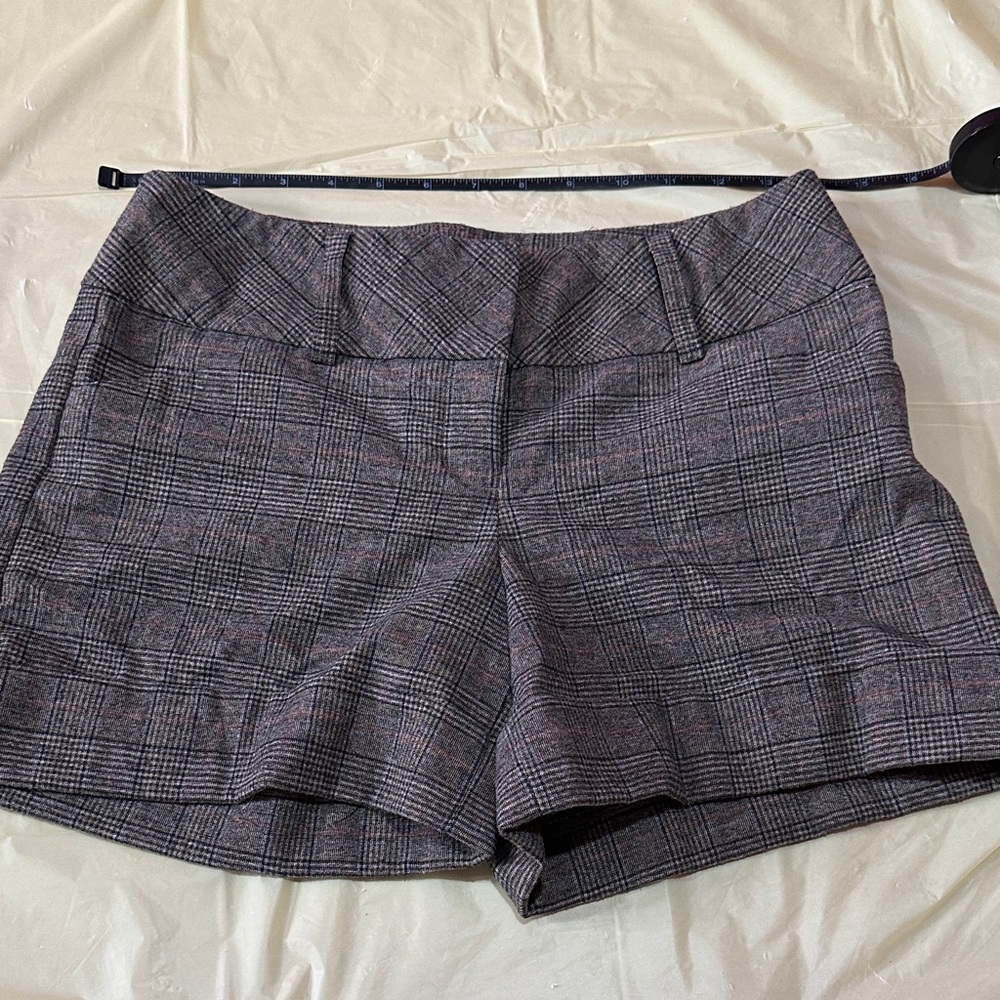 Plaid Gray Women's Shorts size 2